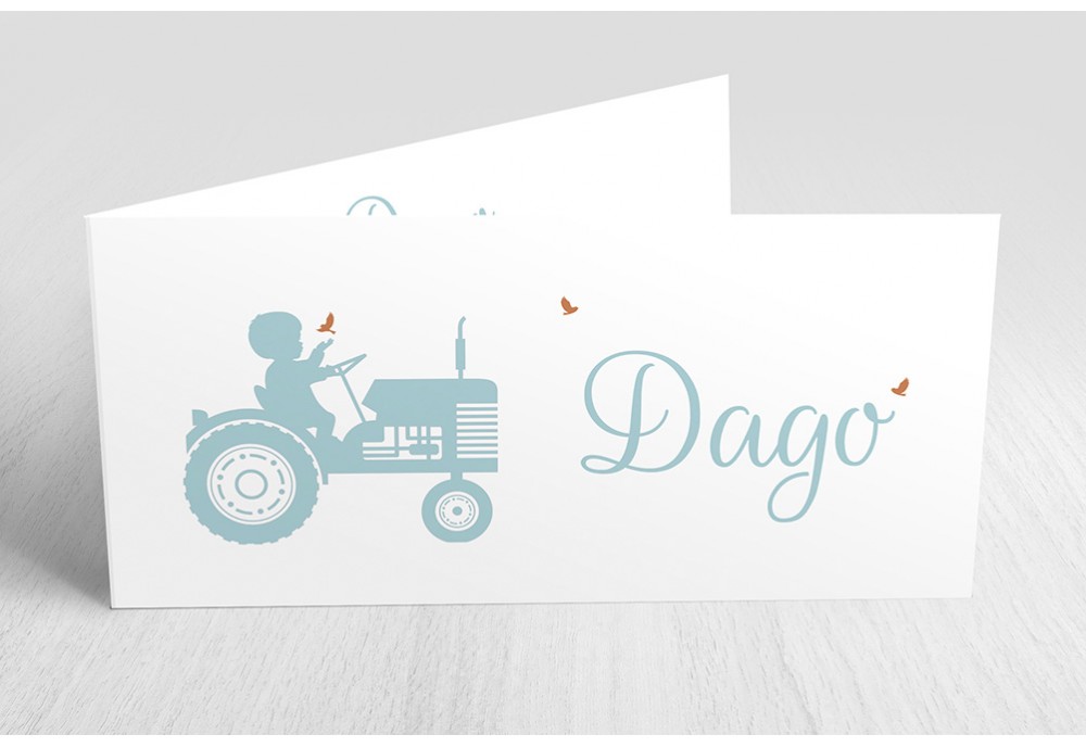Tractor met vogeltjes Tractor met vogeltjes